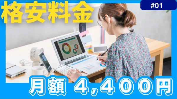 格安料金 月額4400円